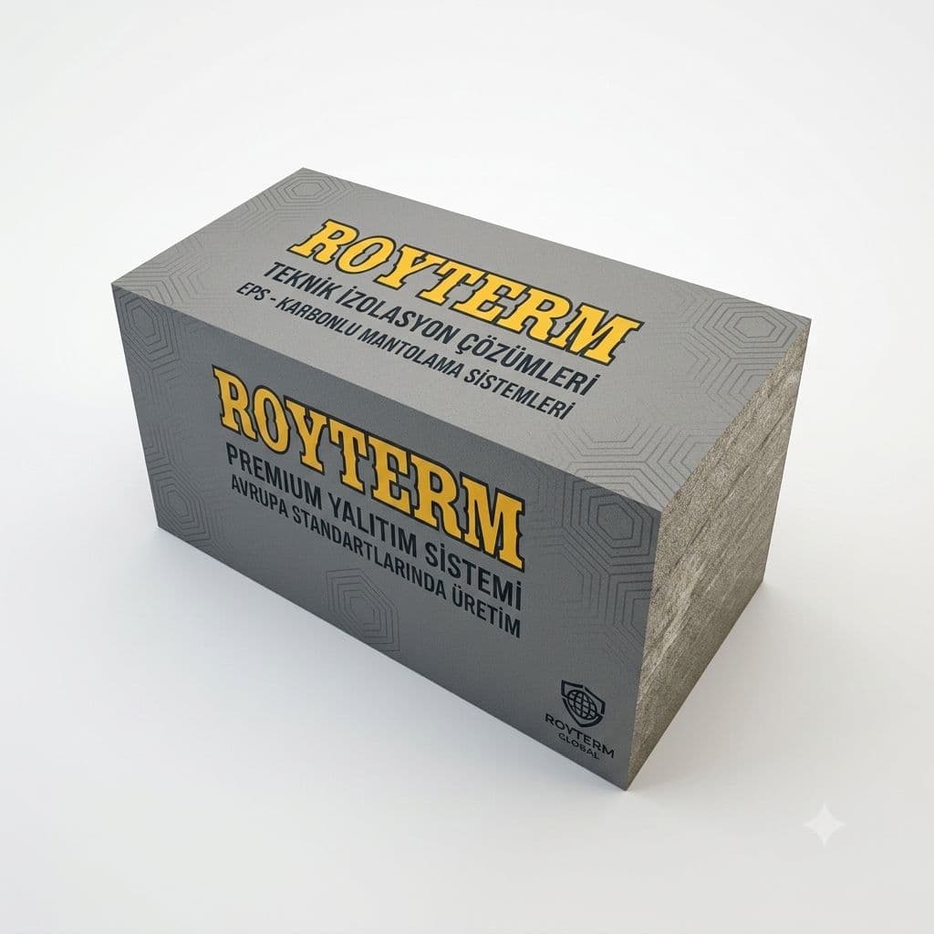 Royterm karbonlu grafit gri EPS strafor mantolama levhası